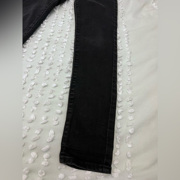 Levi's 721 High Rise Skinny Size 24 Black Denim - Picture 5 of 10